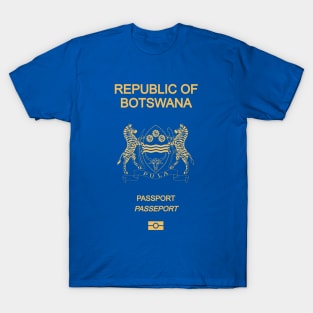 Botswana passport T-Shirt